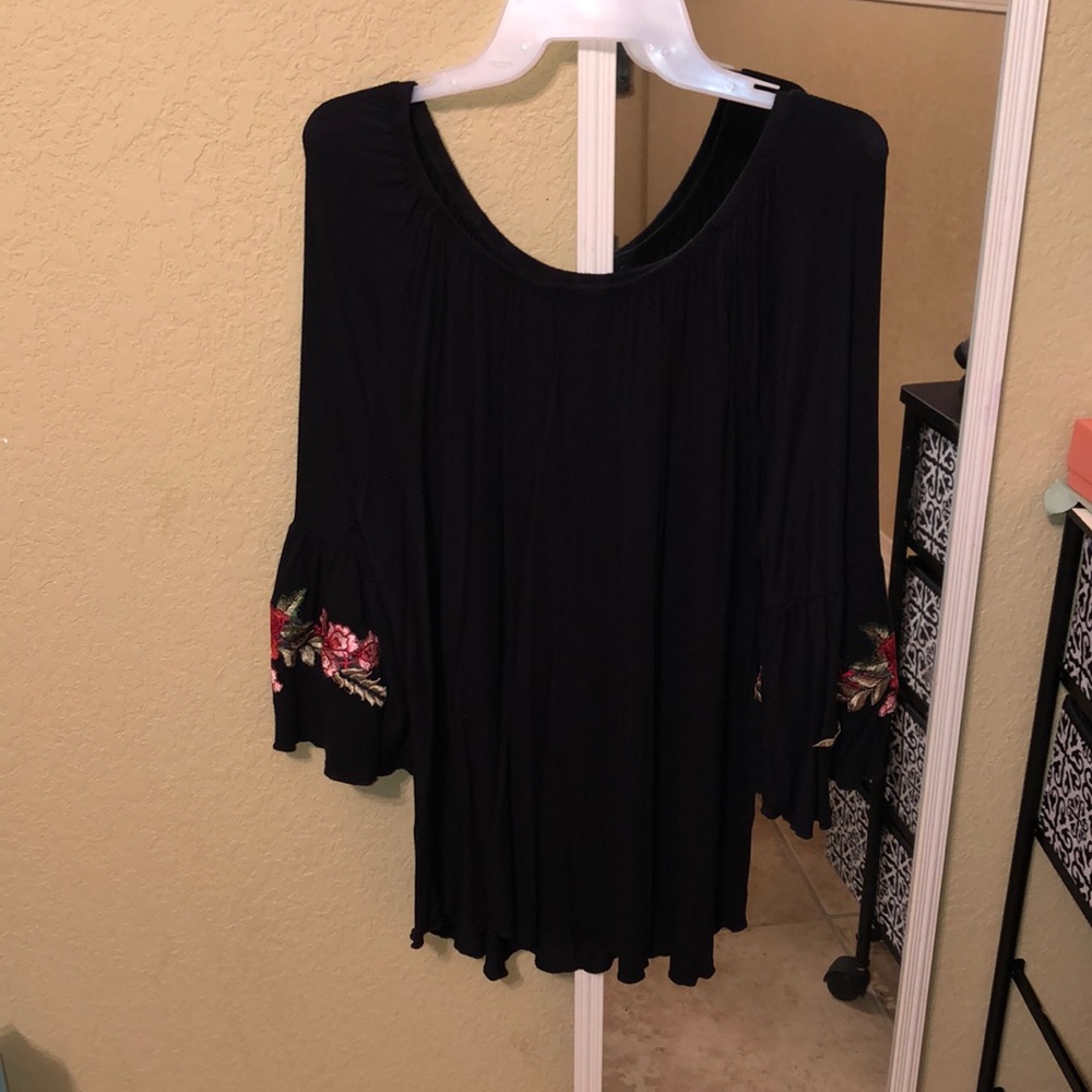 Women’s dress with floral pattern